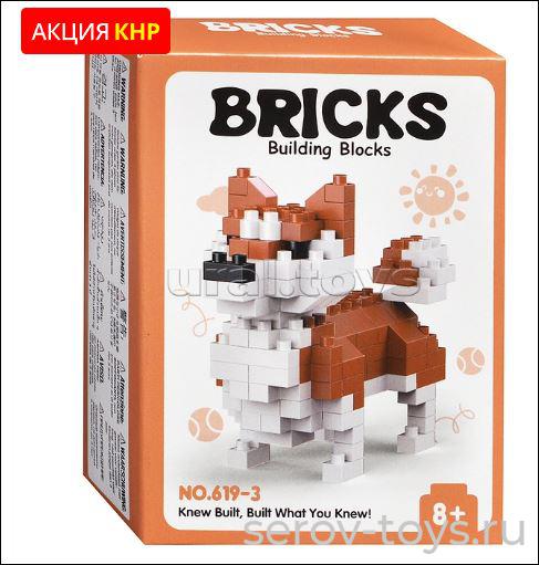 Конструктор 3D 619-3 Щенок 126дет в кор