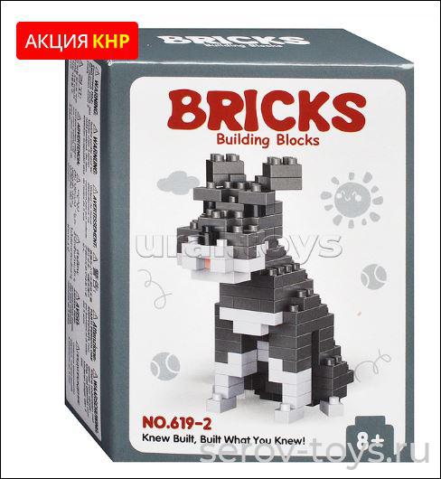 Конструктор 3D 619-2 Шнауцер 146дет в кор