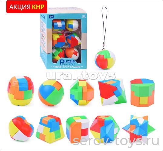 Набор головоломок 887 Попробуй, собери! 12шт в кор