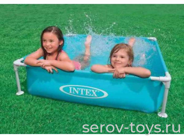 Бассейн 57171 каркасный 121*121*30см от 3 лет