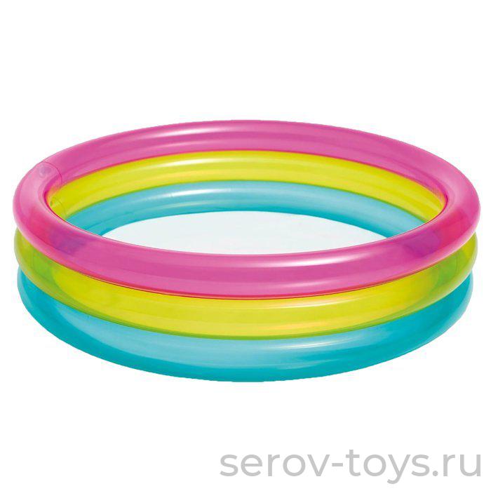 Бассейн 57104 Радуга 86*25см от 1 года