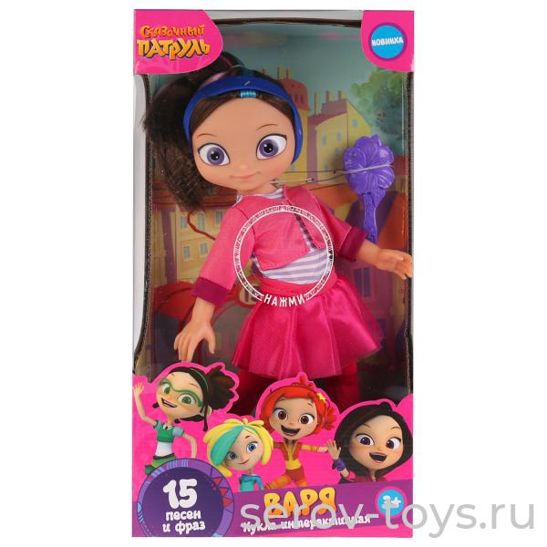 Сказочный патруль SP0118-V-RU Варя 33см 15 фраз в кор Карапуз