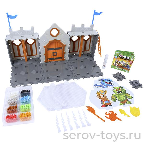 Qixels Квикселс Q87028 Набор для творчества Королевство Захват замка