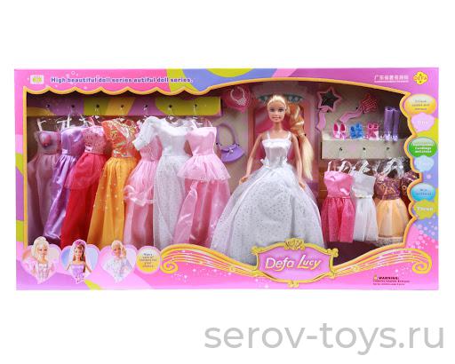 Кукла Люси 8027 + 11 платьев Лили в кор