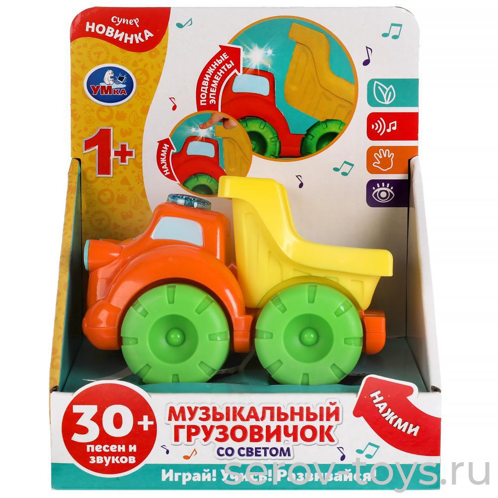 Музыкальная игрушка HT513-R Грузовичок 30 песен в кор  Умка