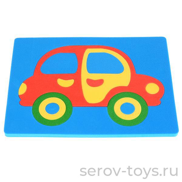 Мягкий пазл Машинка 14 дет в пак с хедером Умка