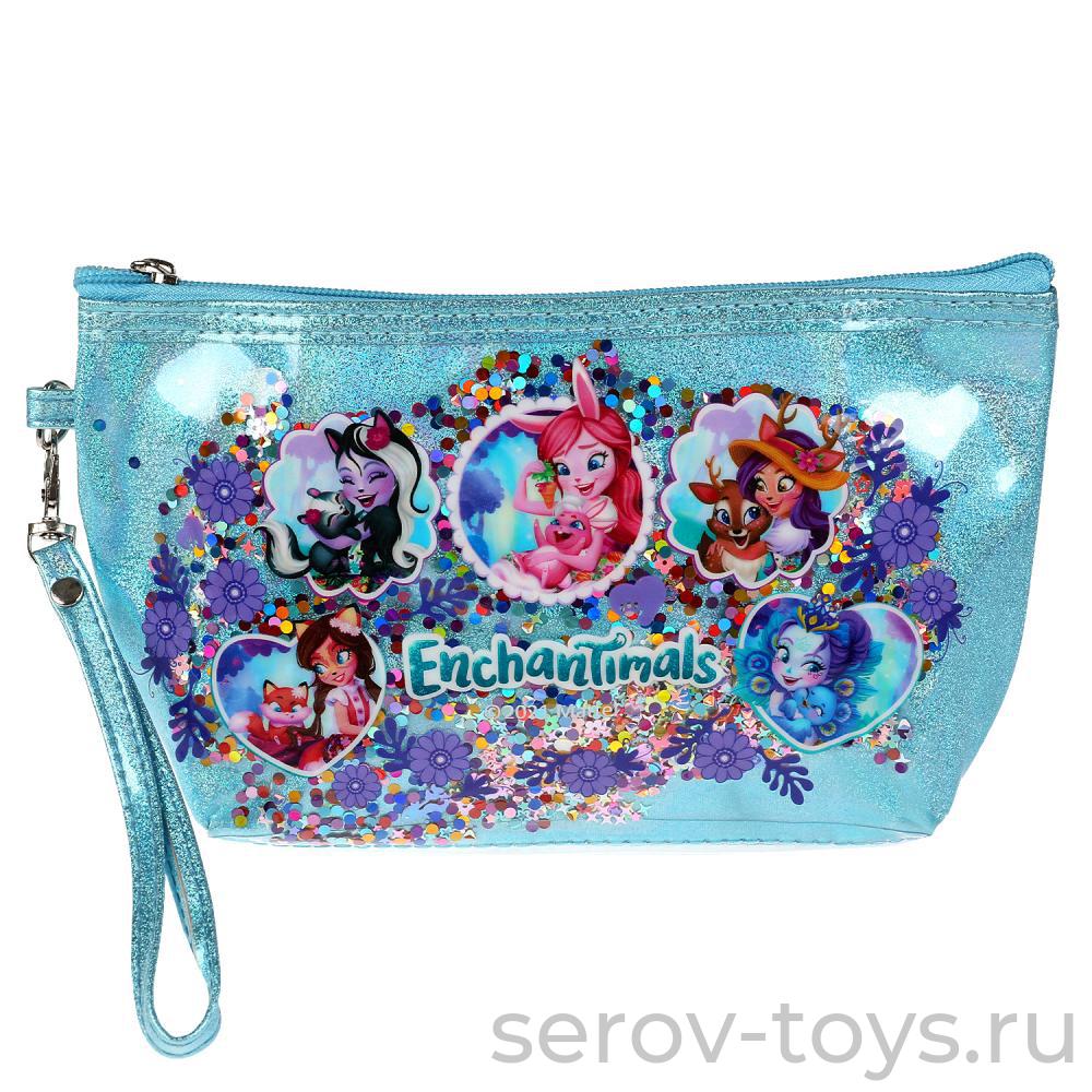 Косметичка KOS55845EN (200) Enchantimals Бирюзовая клеенка Милая леди