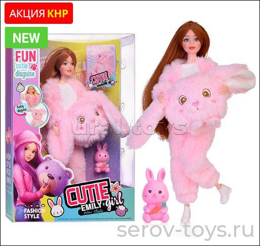 Кукла Эмили QJ158B в костюме кролика в кор
