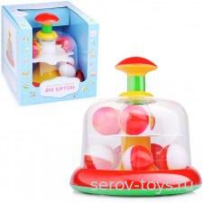 Юла карусель 01322 с шариками в кор Стеллар