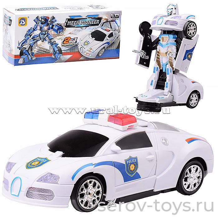Машина-трансформер 8990 Полиция на бат