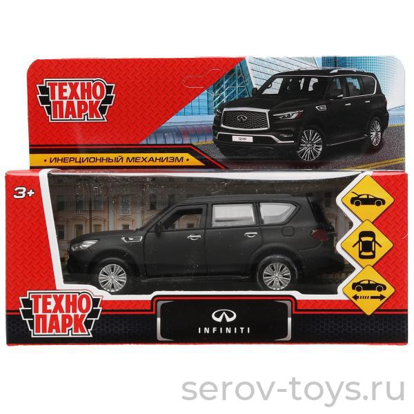 Модель Технопарк INFINITI QX80 Черная QX80-12MAT-BK  в кор