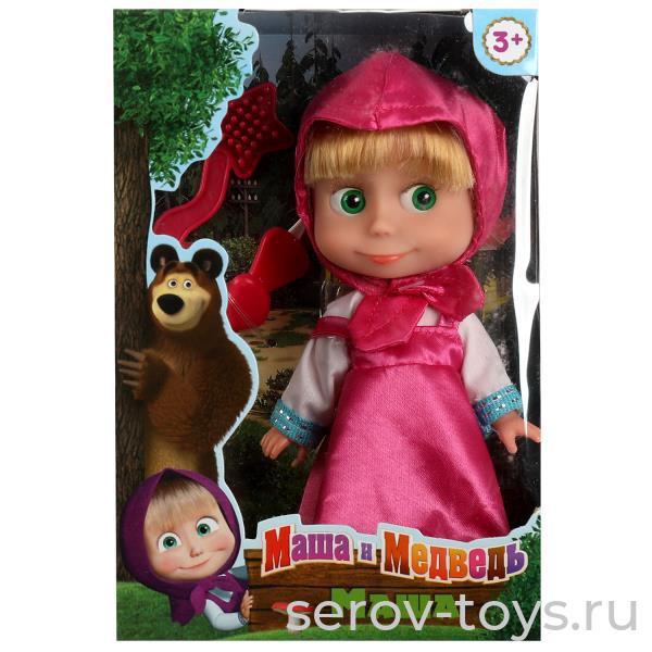 Кукла Маша 83030WOSR в розовом платье с акссес 15см Карапуз