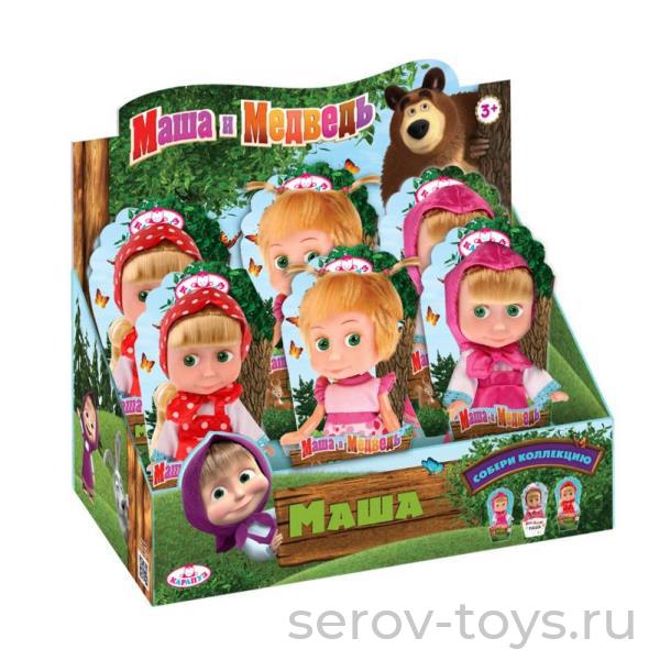 Кукла Маша DSP83030WOSP 15см в ассорт в дисплее по 6шт Карапуз