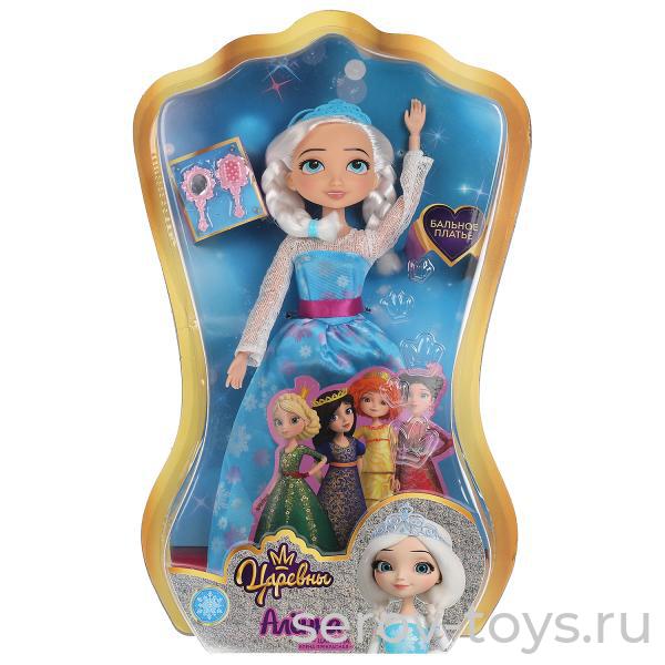 Кукла Аленка 5PR-ALYONKA29-BD-B в бальном платье Царевны 29см на блистере Карапуз