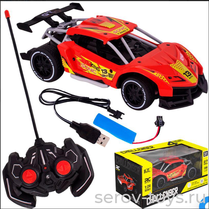 Машина р/у BJL056 Спортивная с з/у USB FCJ1048617 в кор