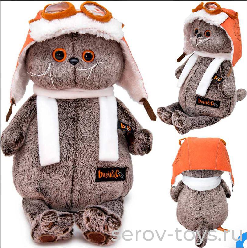 Басик в шлеме и шарфе (В2) 30см Ks30-009 Budi Basa