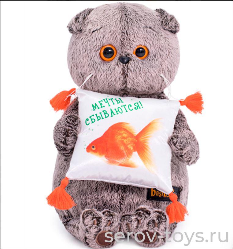 Басик с подушкой "Золотая рыбка" 30 см Ks30-119 Budi Basa