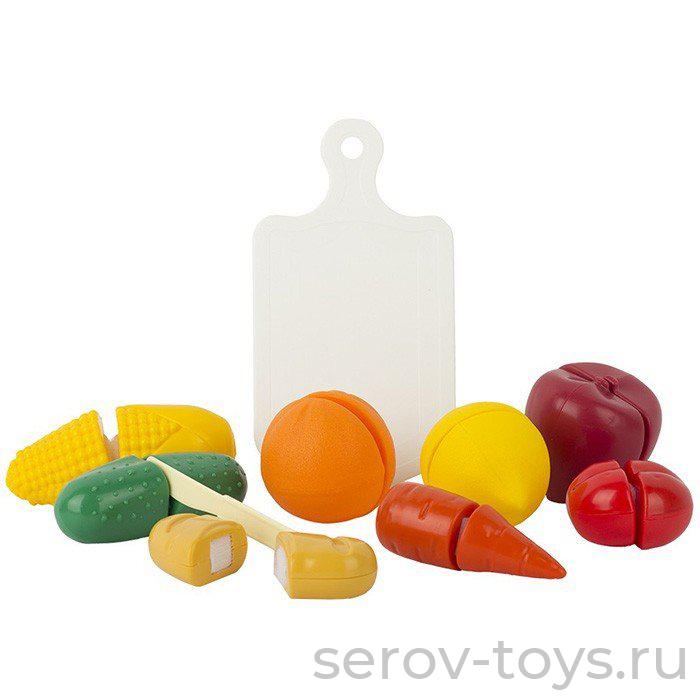Набор фруктов и овощей на липучках У954 Режем продукты в пак