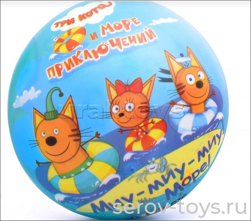 Мяч ПВХ Три кота Т22502 в сетке 23см 1toy