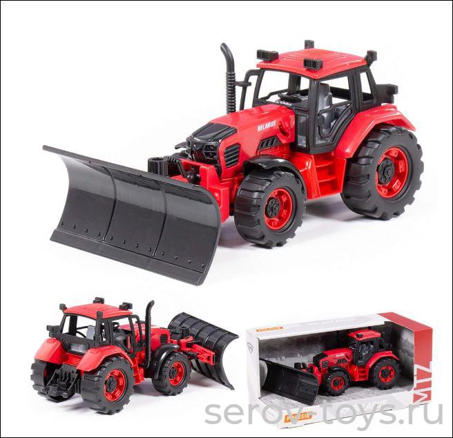 Трактор BELARUS с отвалом 91895 инерц в кор ПОЛЕСЬЕ