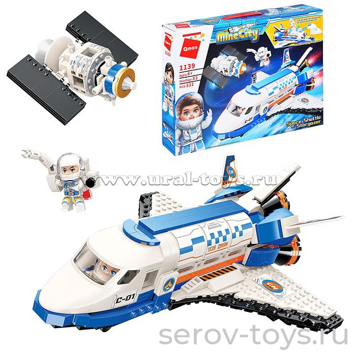 Конструктор Qman 1139 Спасательный шатл 532дет