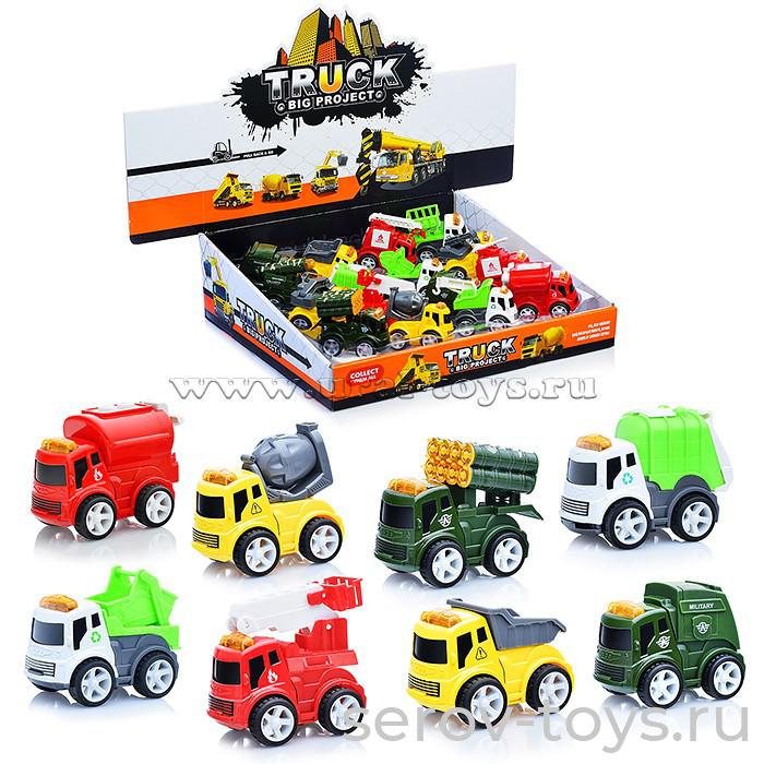 Машина инерц S219-1 Спецтехника  металл16шт в кор Truck