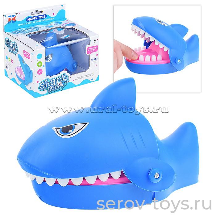 Игра настольная 1661A Акула-кусака механич в кор