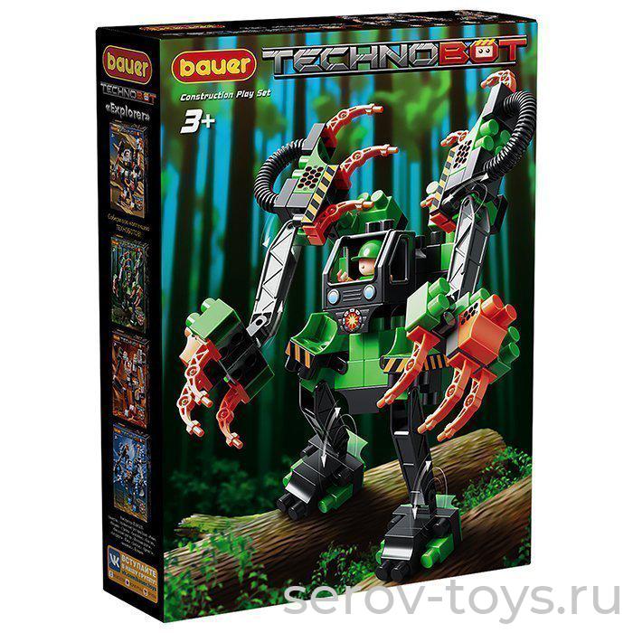 Конструктор Technobot 801 Большой робот с пилотом Bauer