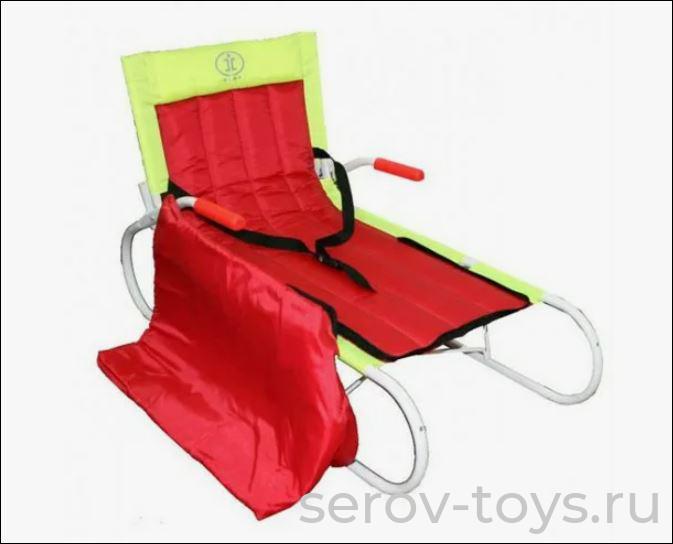 Санки детские складные с конвертом и толкателем РАСПРОДАЖА с 15.11.2018