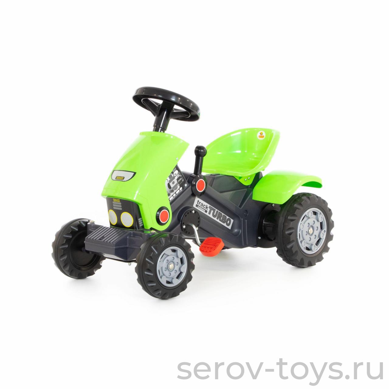 Каталка - трактор с педалями Турбо - 2 52735 до 50 кг. ПОЛЕСЬЕ