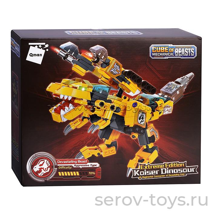 Конструктор Qman 41223 Динозавр Кайзера 292дет Cube of mechanical beasts