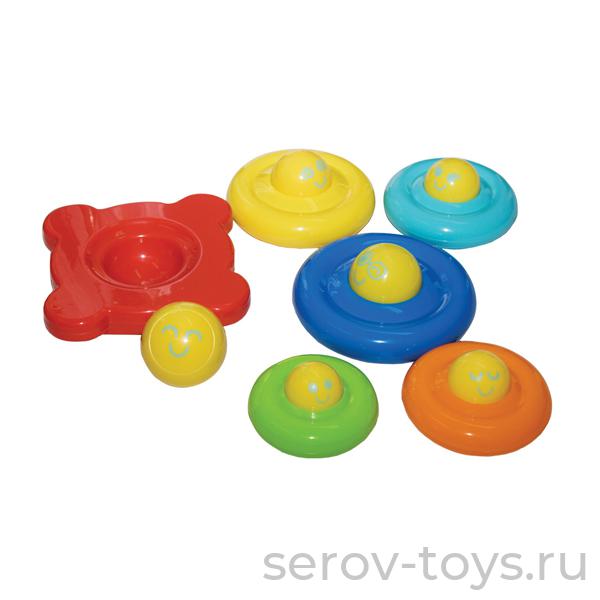 Пирамидка-неваляшка "Не грусти" 6634