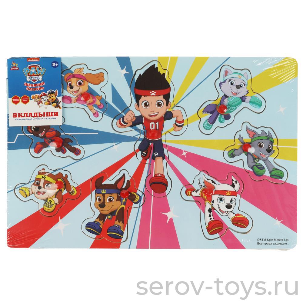 Пазл-вкладыш PP3 Щенячий патруль дерево Буратино