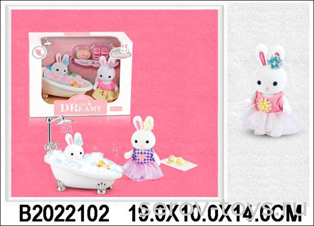 Набор 6621-4 Ванна Зайки в кор