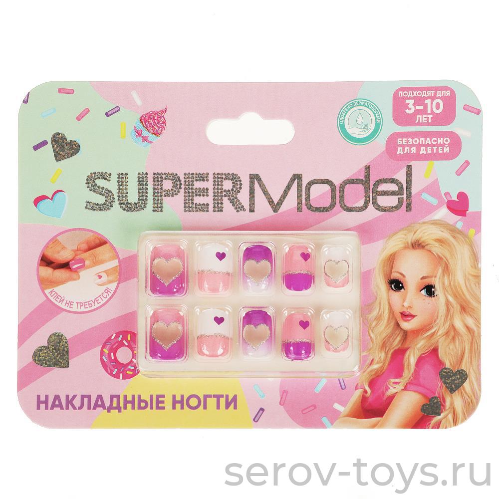 Набор накладных ногтей 10шт Милая леди на клеевой основе 98019-TM-ML