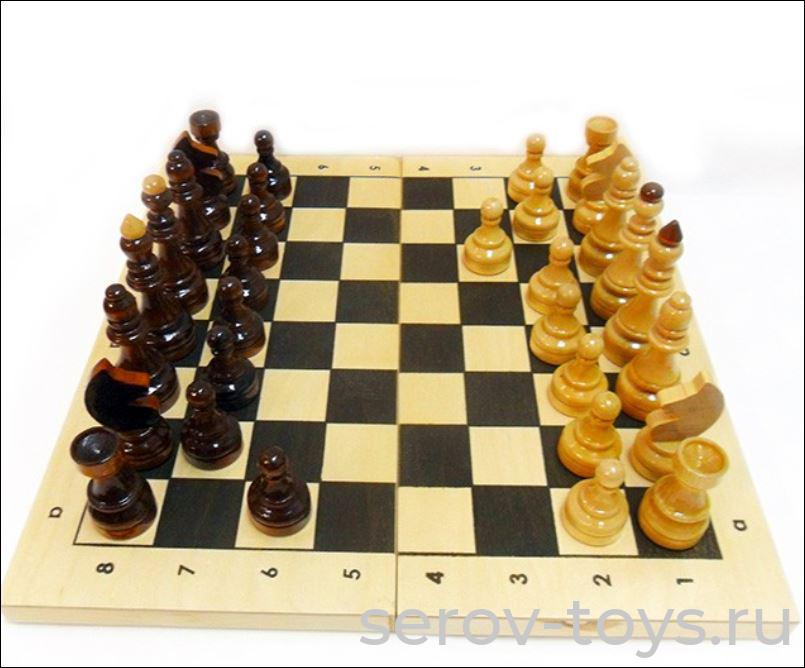 Шахматы гроссмейстерские с доской ШК-4 дерево Колорит