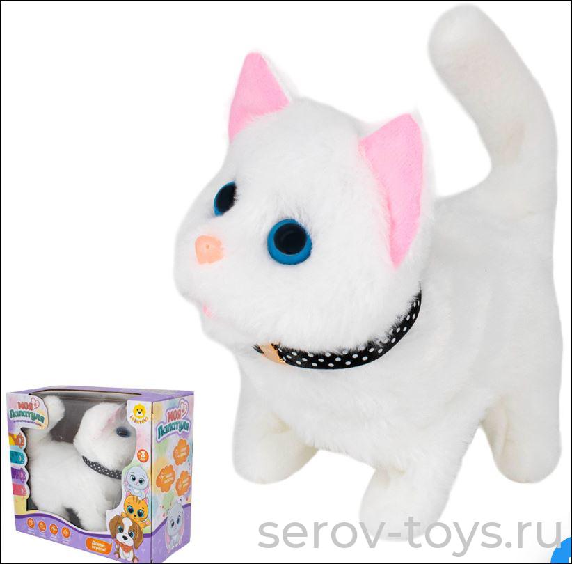 Кошка Моя Лапатуля FCJ0919333 ходит и мяукает в кор Levatoys