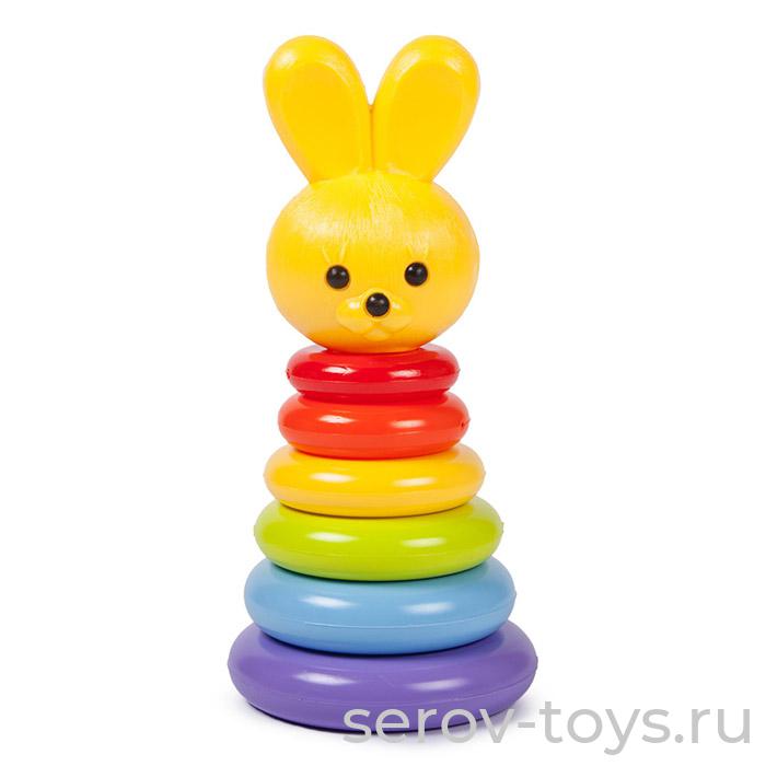 Пирамида Зайчонок 6 колец 9407 в сетке Абрико