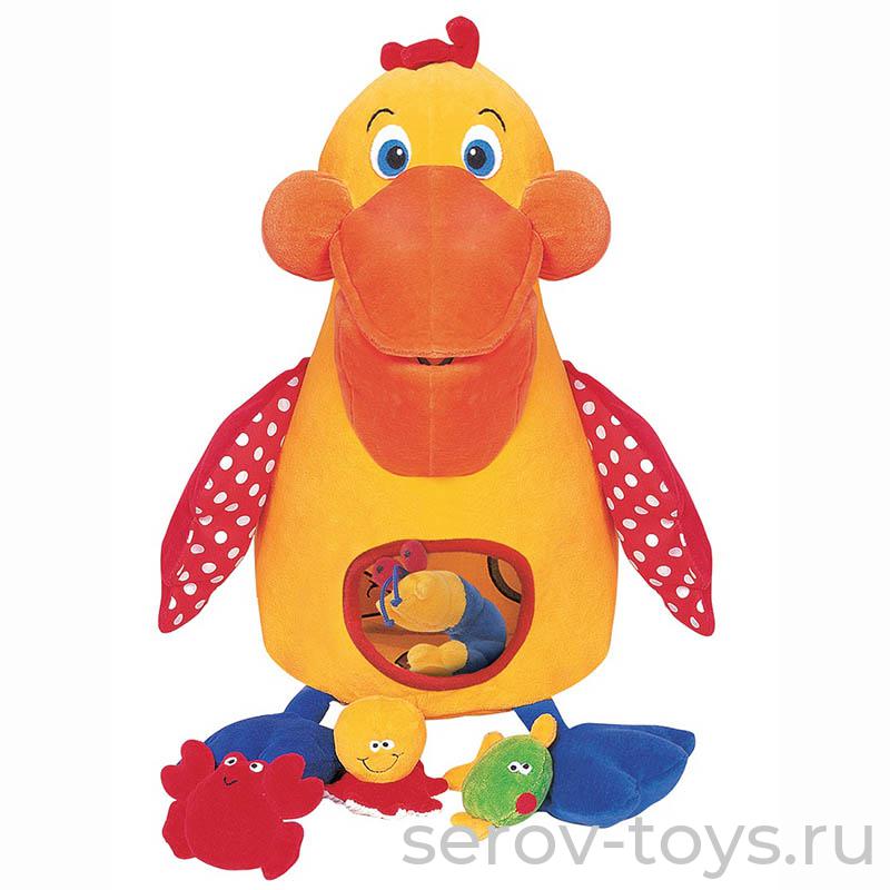 Пеликан с игрушками "Голодный" 10208 в кор (СПЕЦПРЕДЛОЖЕНИЕ)