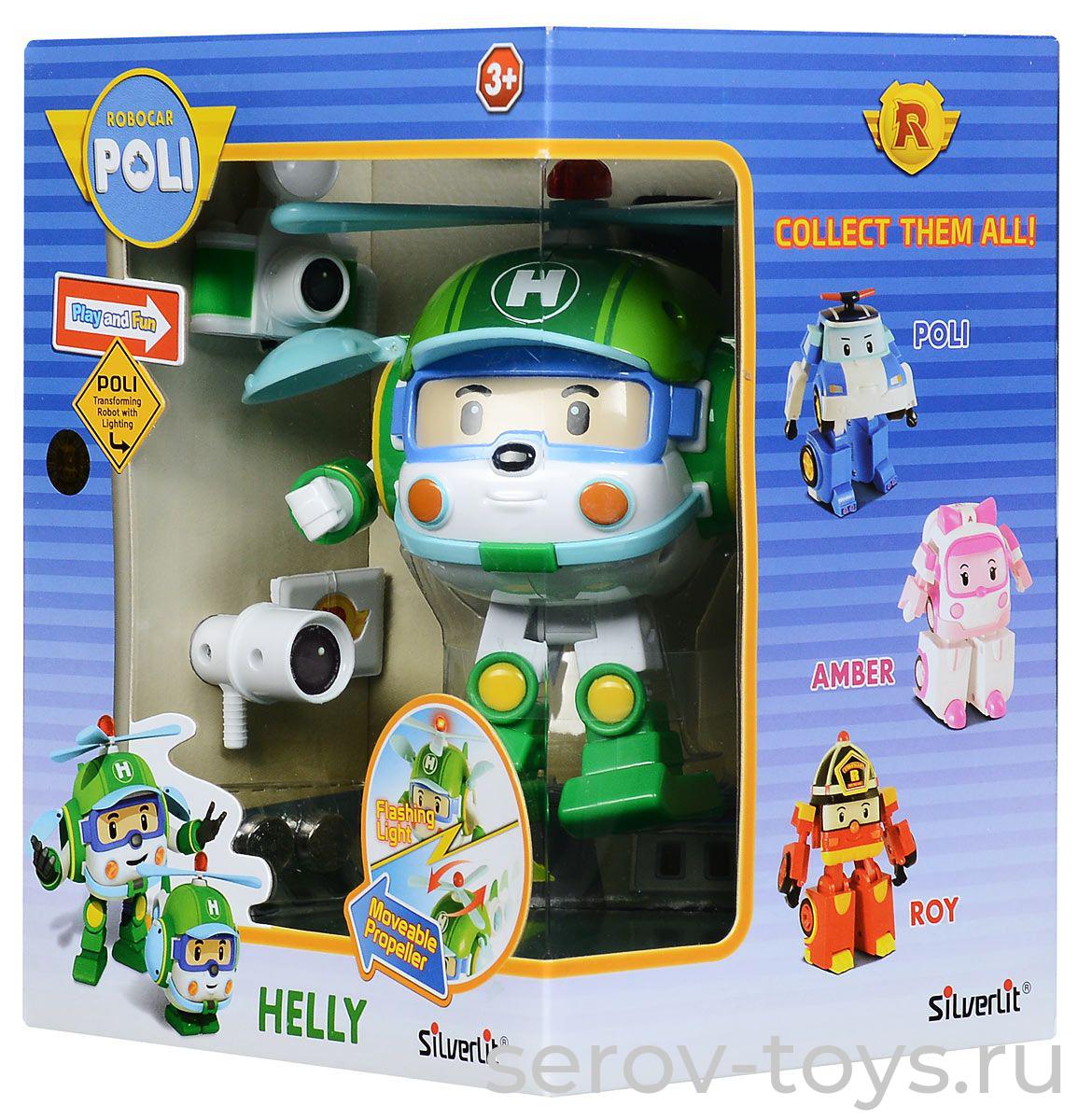 POLI 83096 Хэли трансформер12,5см свет+инструменты