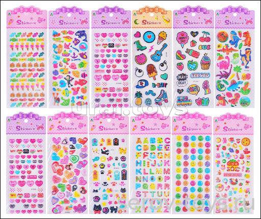 Наклейки интерьерные Bi-10-028 Emoji 10*24см BIRRONI