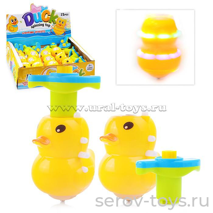Уточка 134D с пускателем светится 12шт в кор