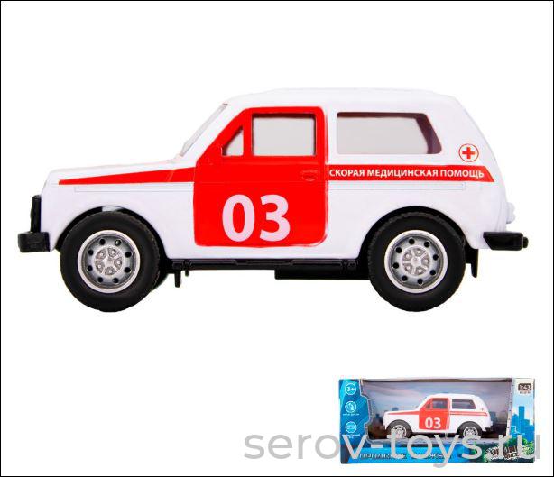 Модель 1501A-254YS Городские службы Скорая металл 1:43 в кор Young racer