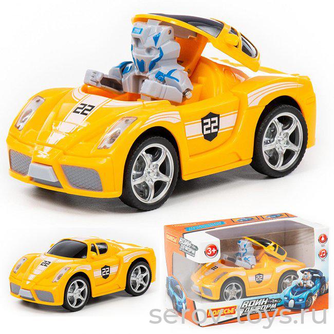 Машина-трансформер 79008 Робот ДЕФОРМ свет звук в кор ПОЛЕСЬЕ