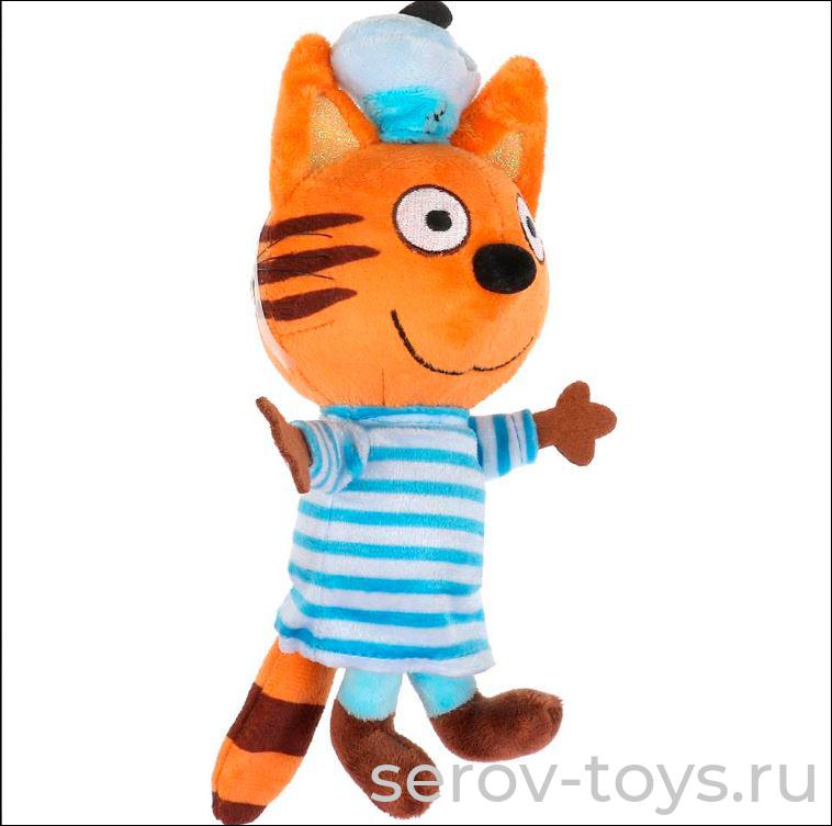 Мульти-Пульти 3 кота Коржик 14 см озвуч. V92306/14S (нажми на ушко)