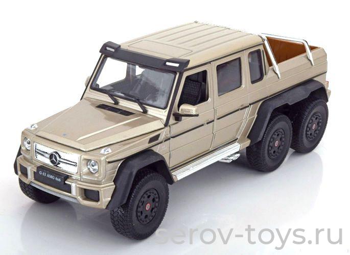 Модель 1:24 24061 Mercedes-Benz S G63 AMG 6*6 в кор (УЦЕНКА 50% 25.04.2024г Колесо после ремонта. Не катать)