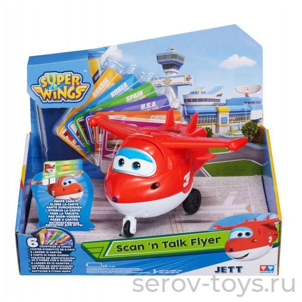 Джетт YW710410 с пластикомыми карточками разных стран свет, звук Super Wings (Супер крылья) СТОПЦЕНА (СУПЕР НОВЫЙ ГОД 2017)