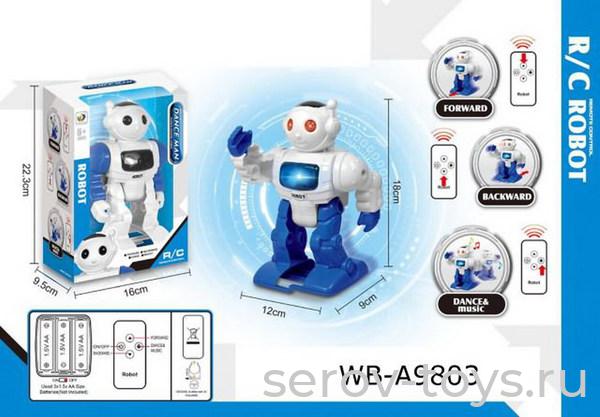 Робот р/у 6019A ( вперед, назад и танцует) свет звук на бат