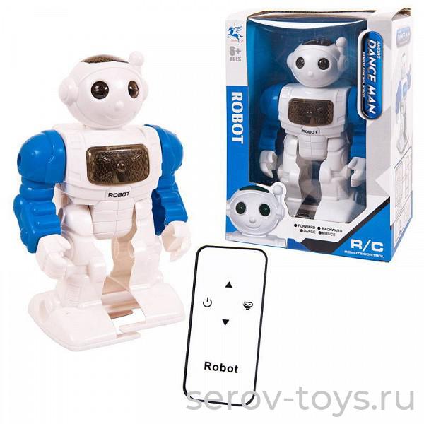 Робот р/у 6018A ( вперед, назад и танцует) свет звук на бат