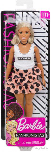 Barbie Кукла Fashionistas FXL51 Игра с модой